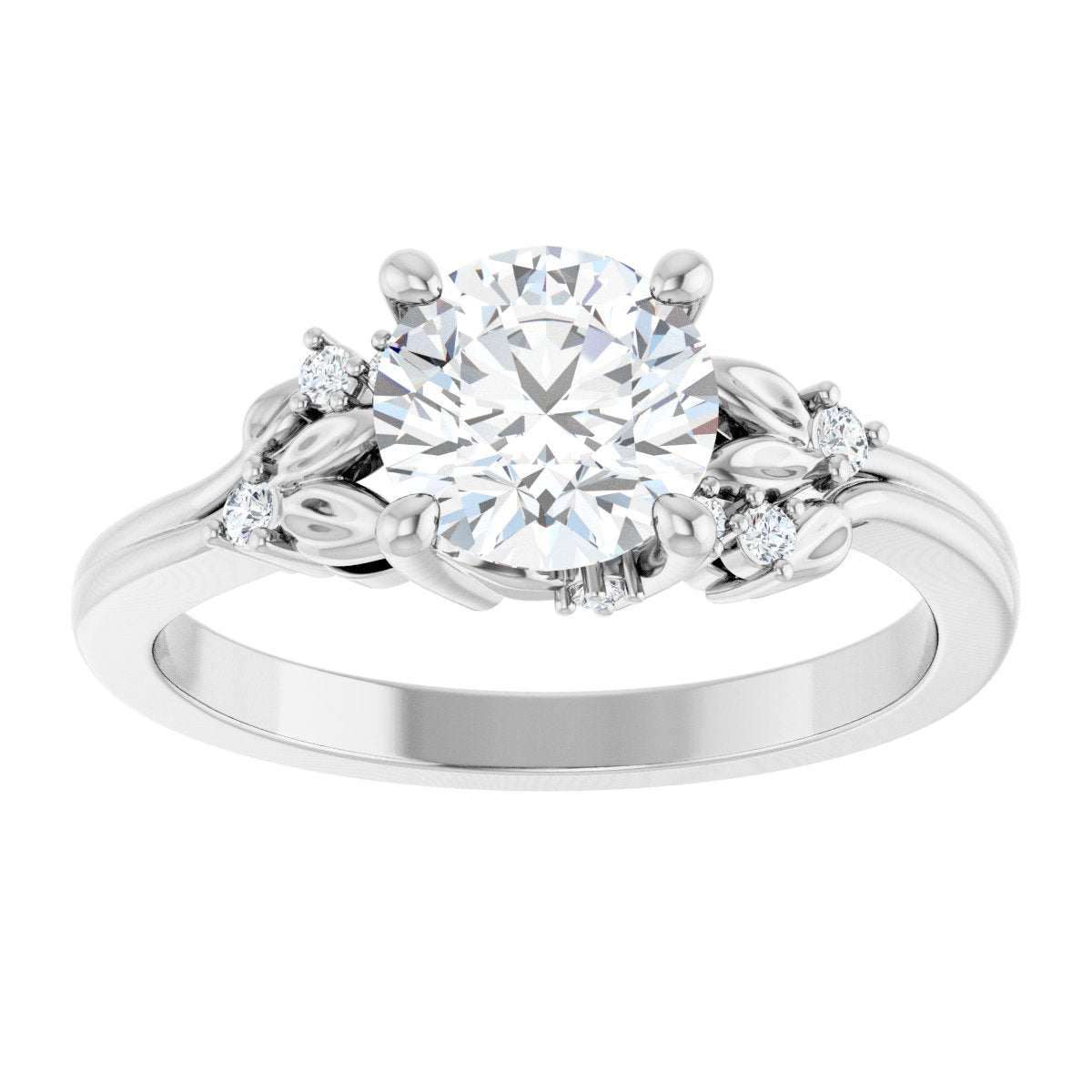Accented Engagement Ring
