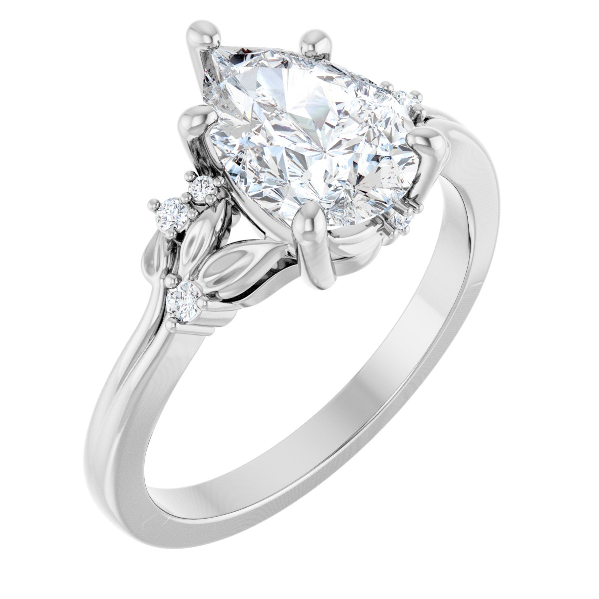 Accented Engagement Ring