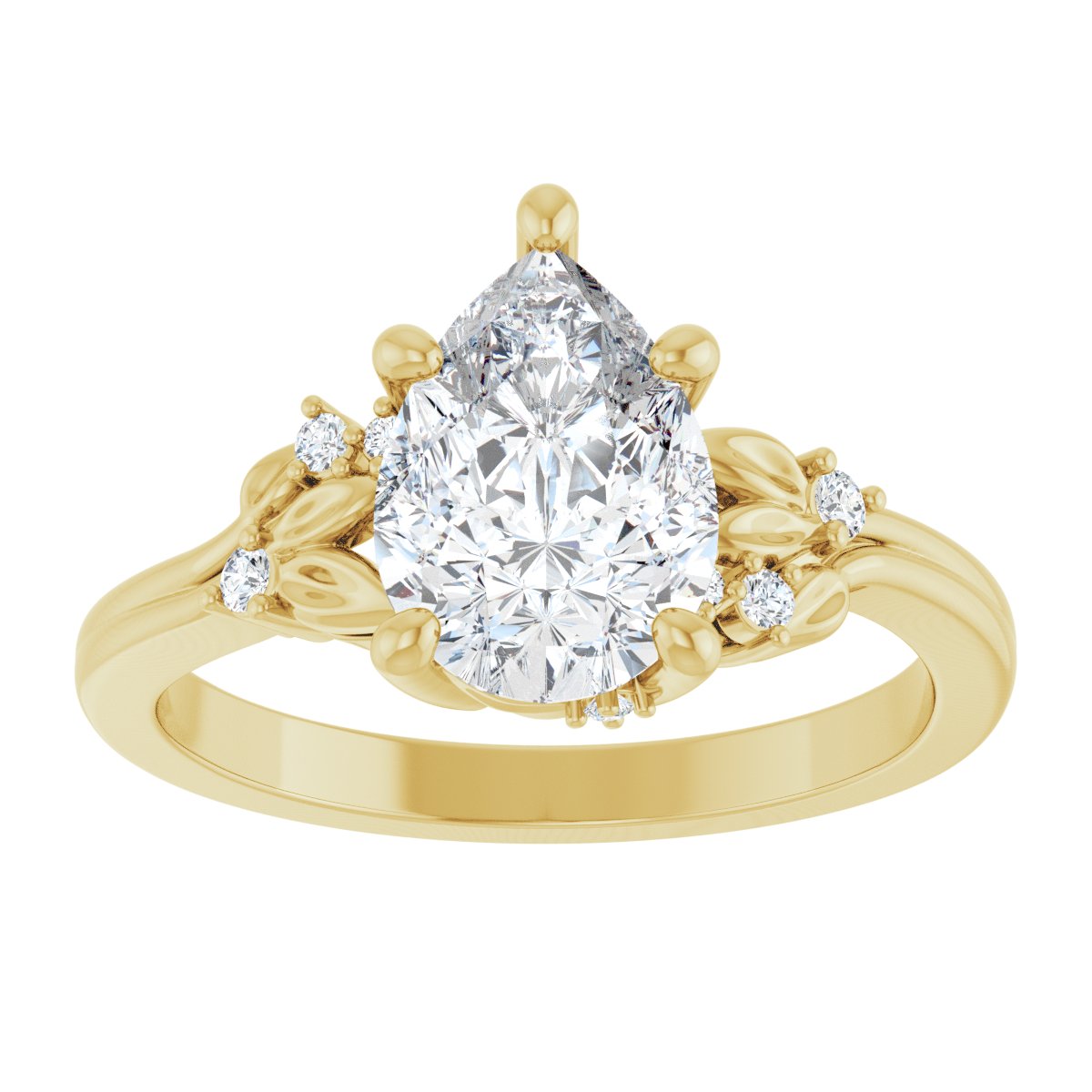 Accented Engagement Ring