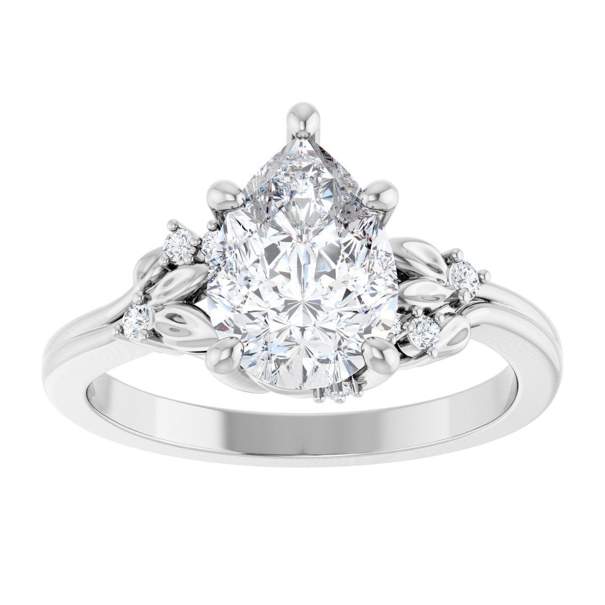 Accented Engagement Ring
