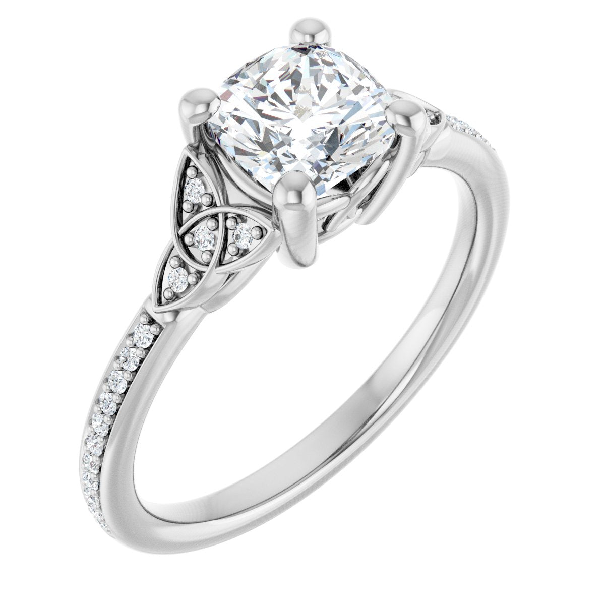 Accented Engagement Ring