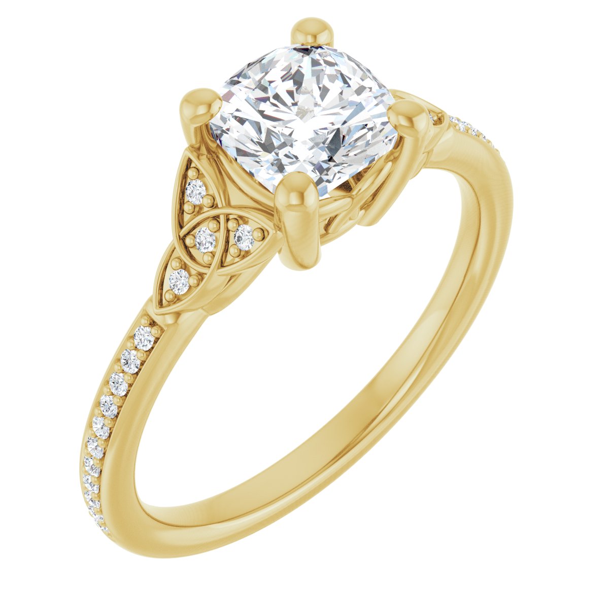 Accented Engagement Ring