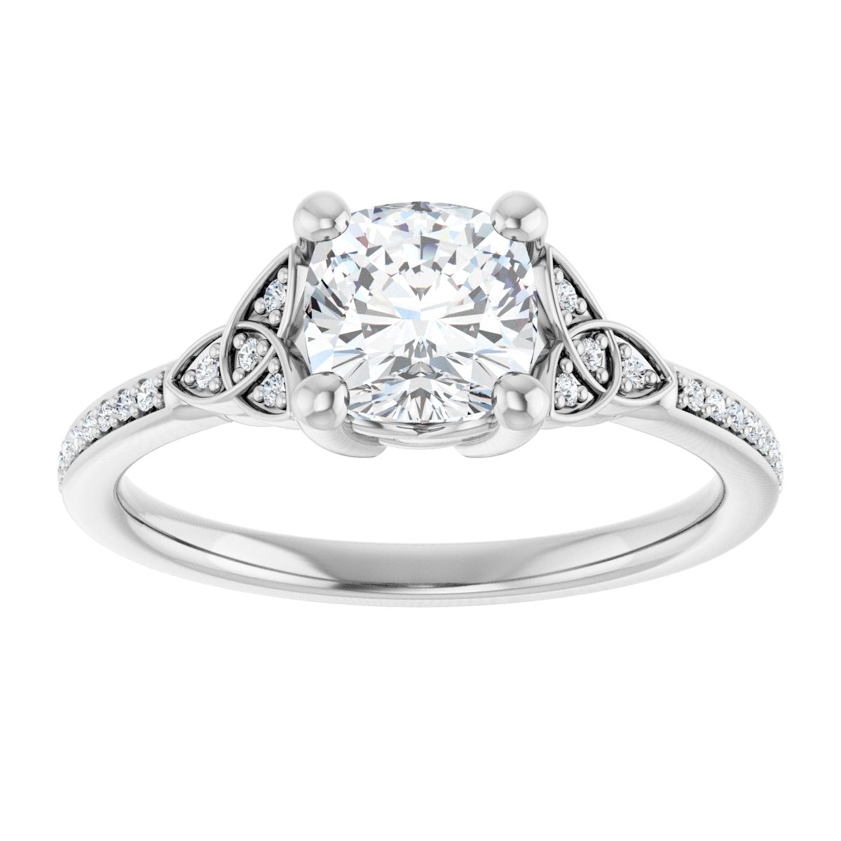 Accented Engagement Ring