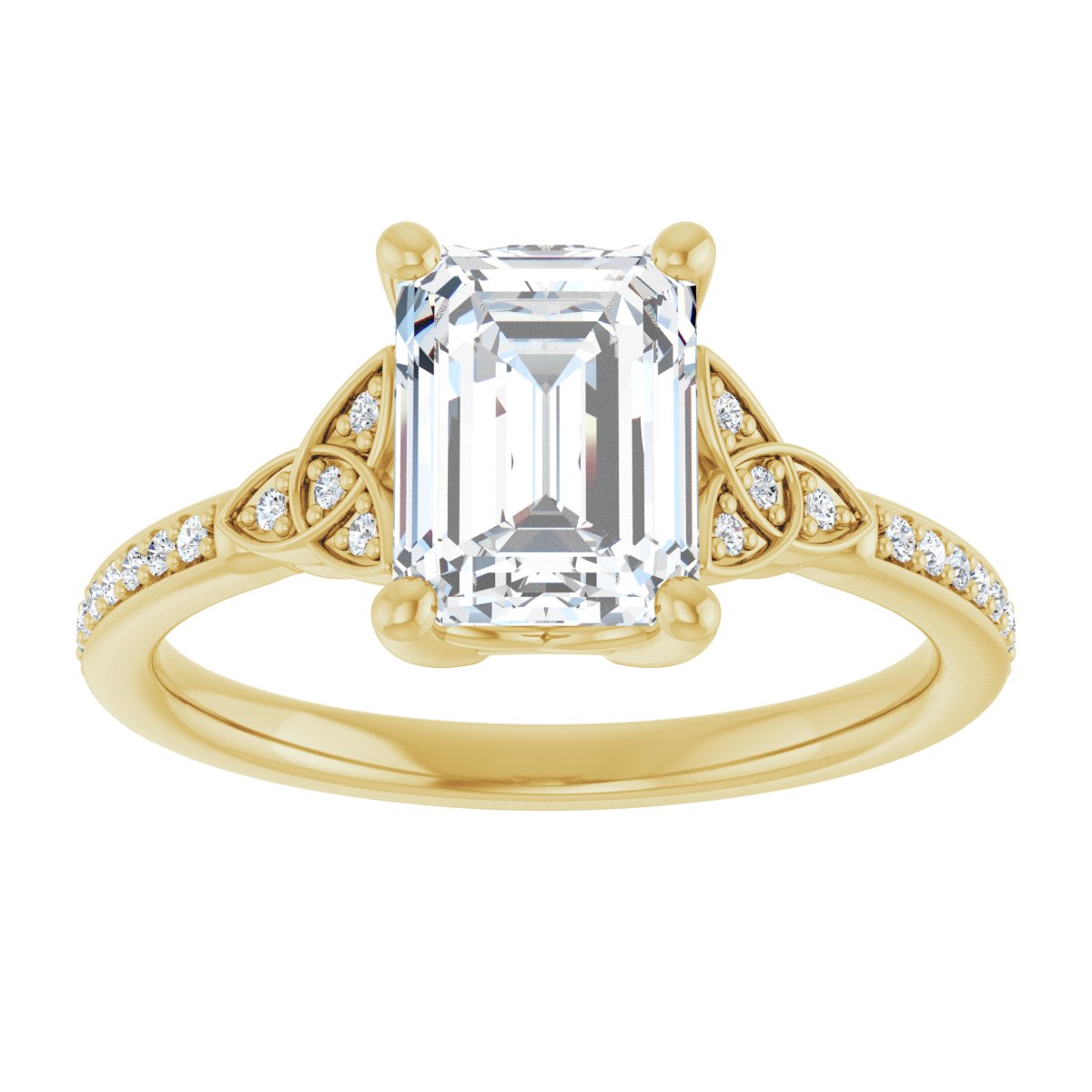 Accented Engagement Ring