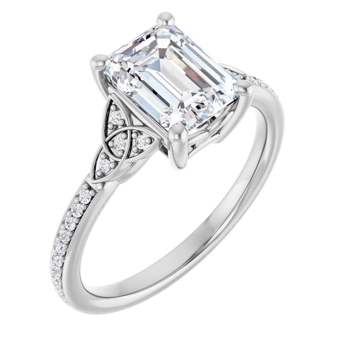 Accented Engagement Ring