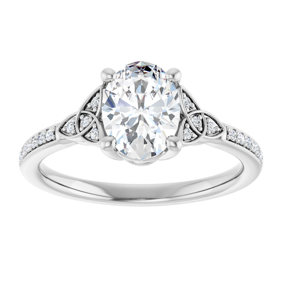 Accented Engagement Ring