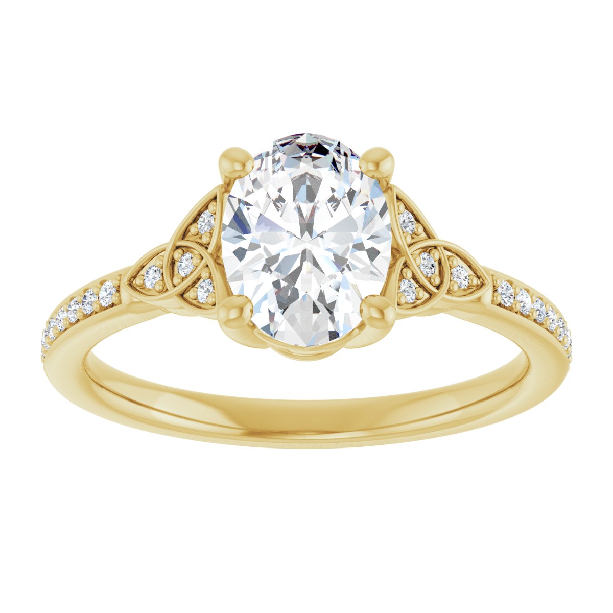 Accented Engagement Ring