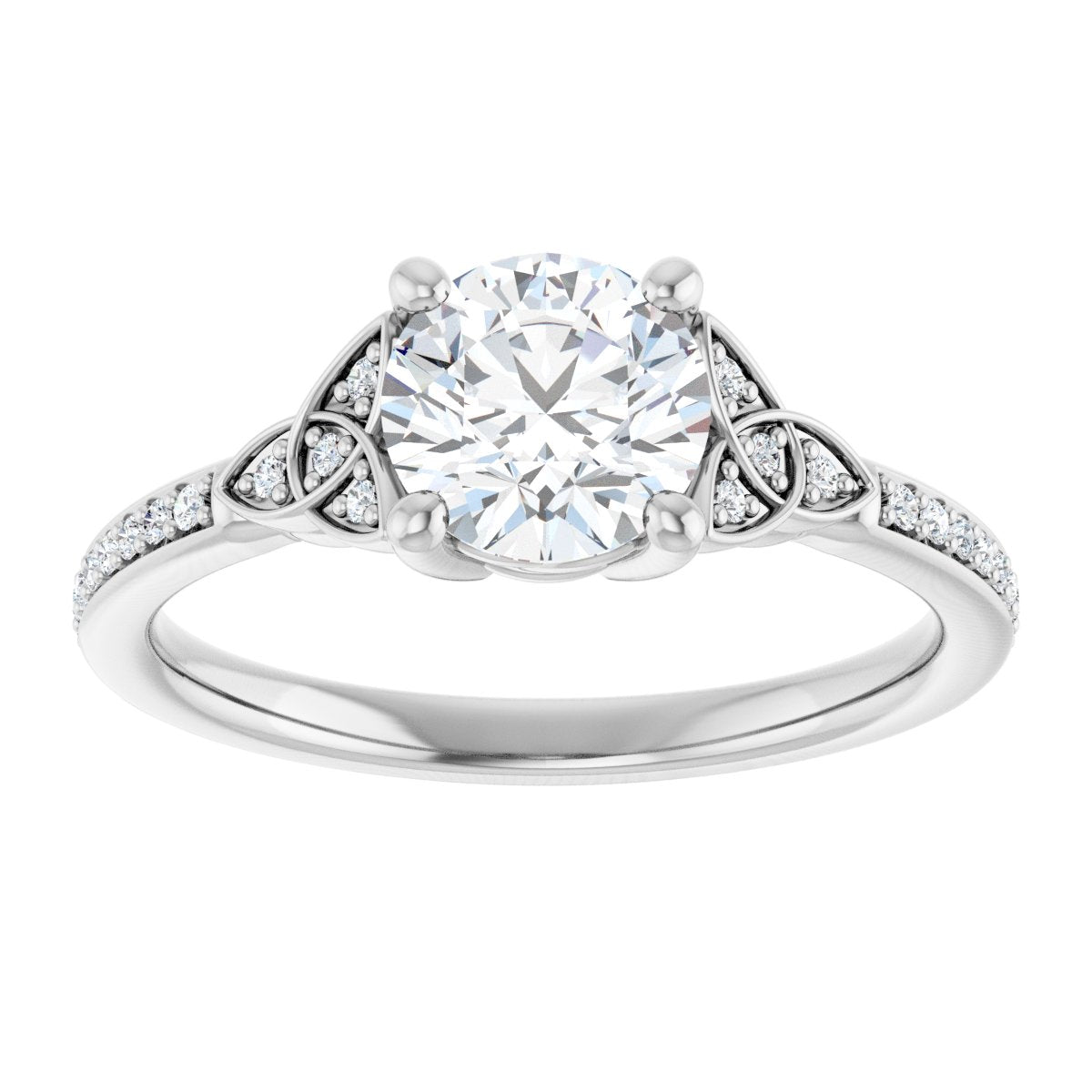 Accented Engagement Ring