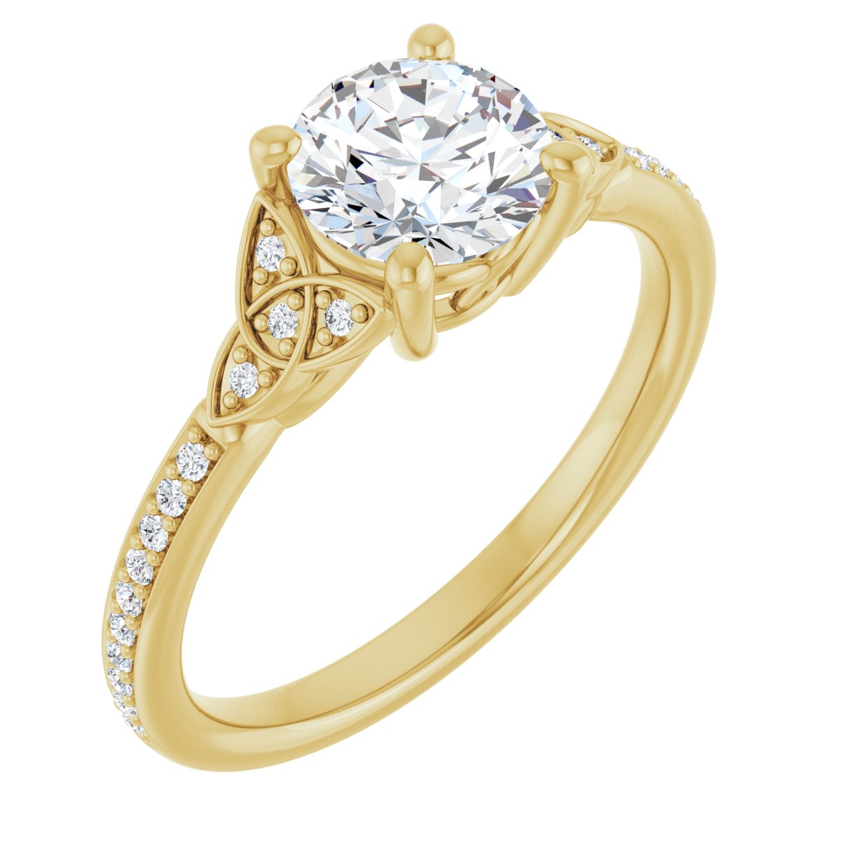 Accented Engagement Ring