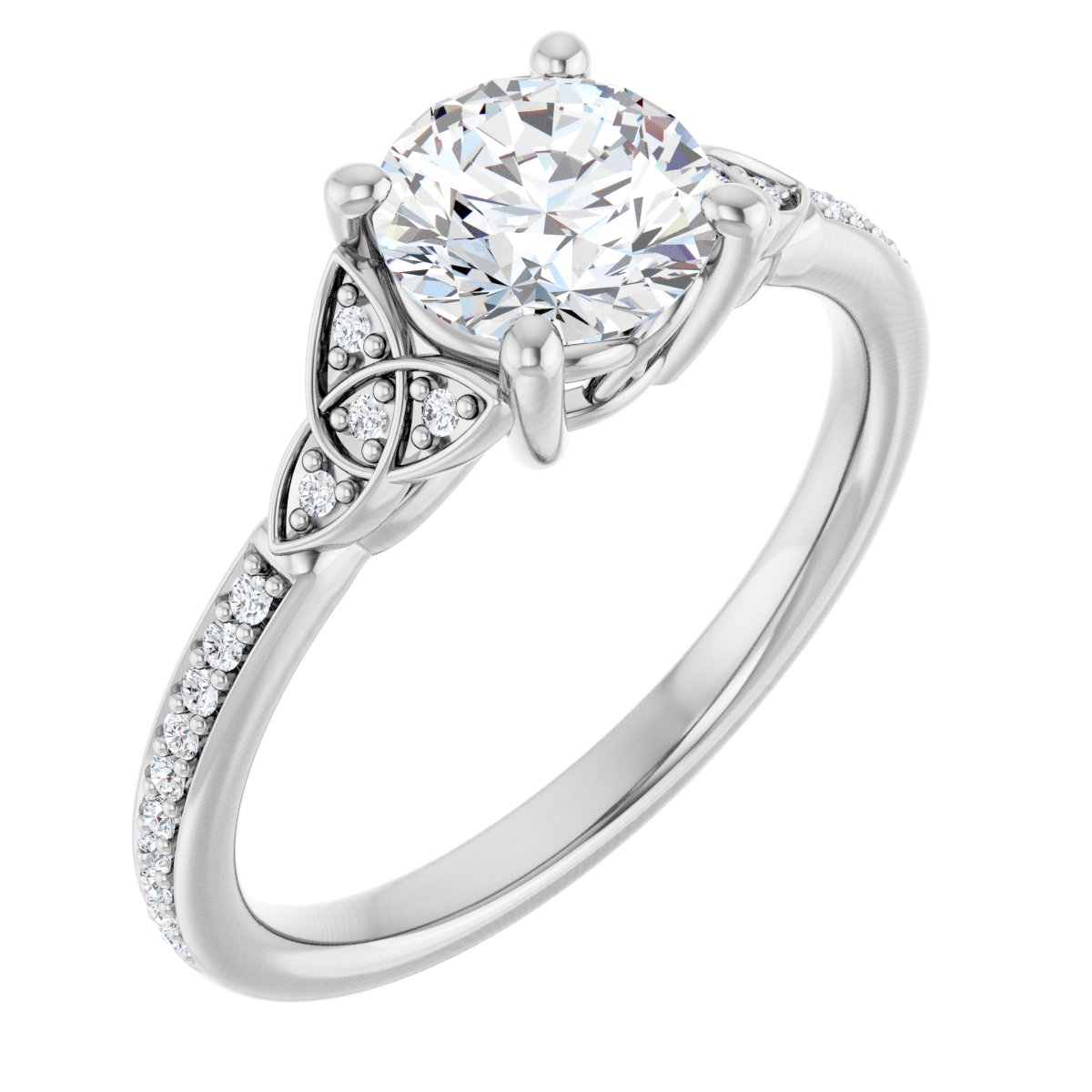 Accented Engagement Ring
