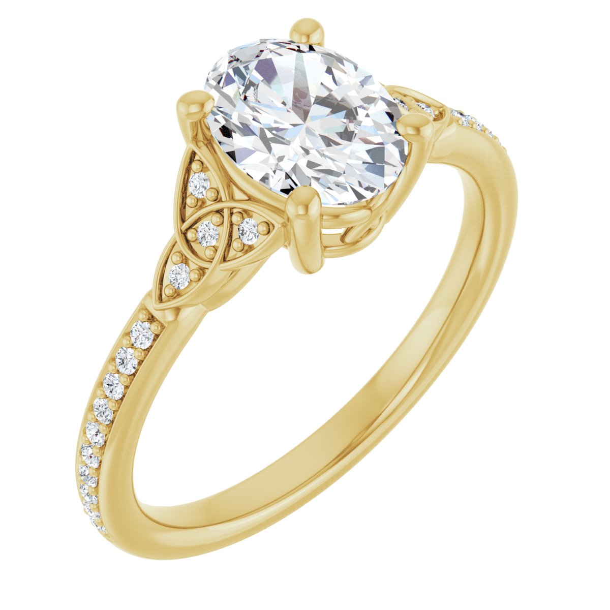 Accented Engagement Ring