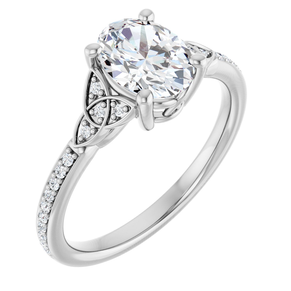 Accented Engagement Ring