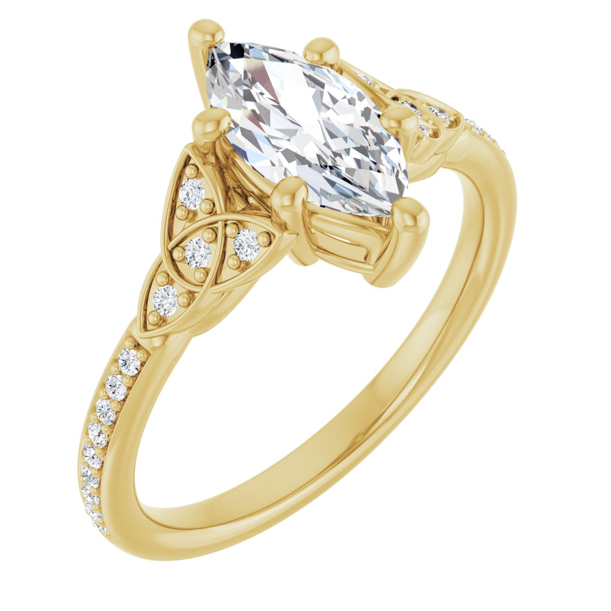 Accented Engagement Ring
