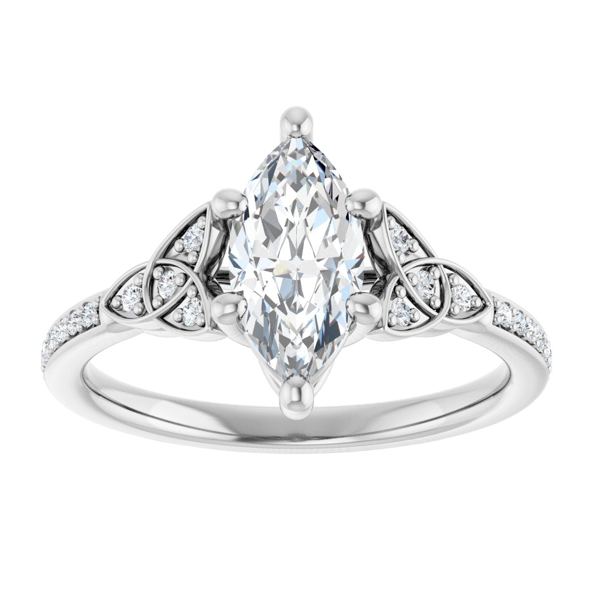 Accented Engagement Ring