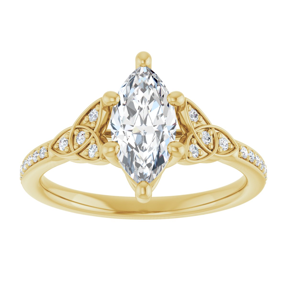 Accented Engagement Ring