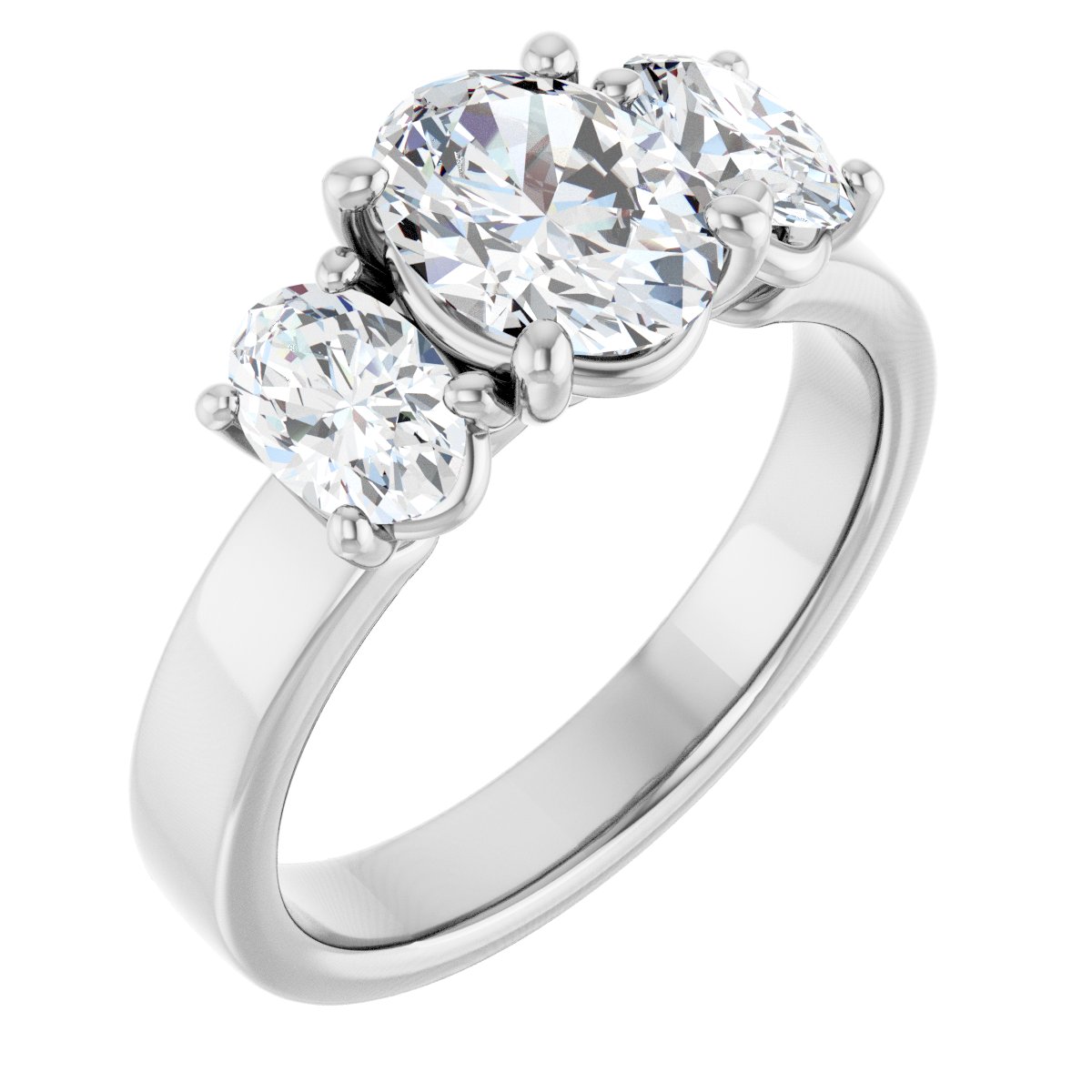 Three-Stone Engagement Ring
