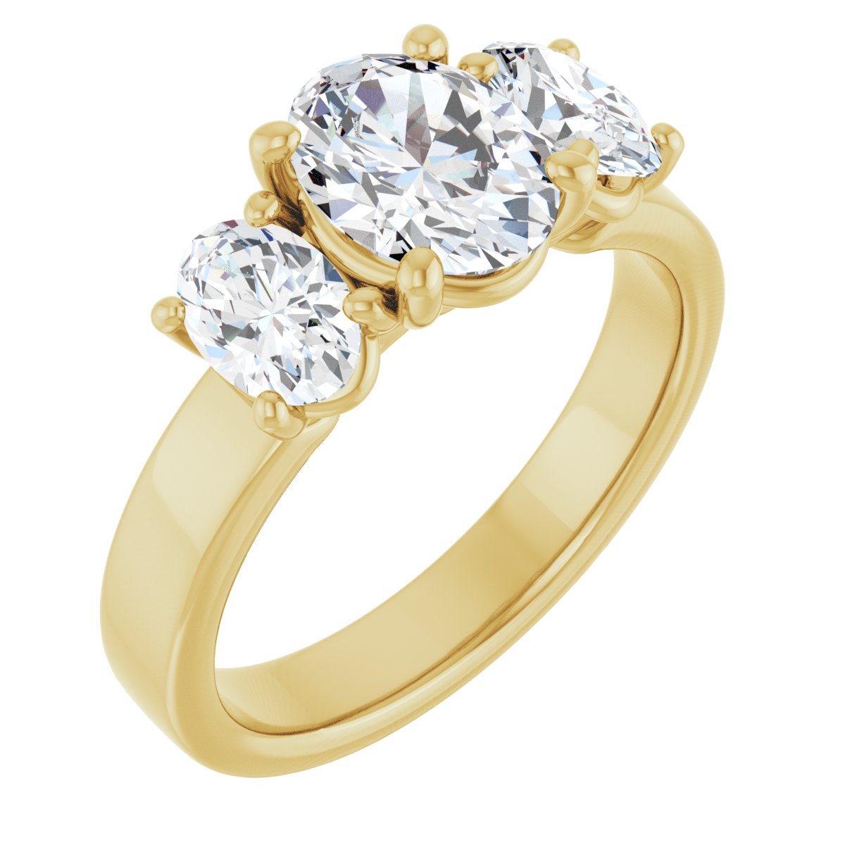 Three-Stone Engagement Ring