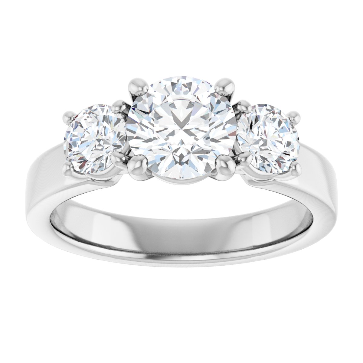 Three-Stone Engagement Ring