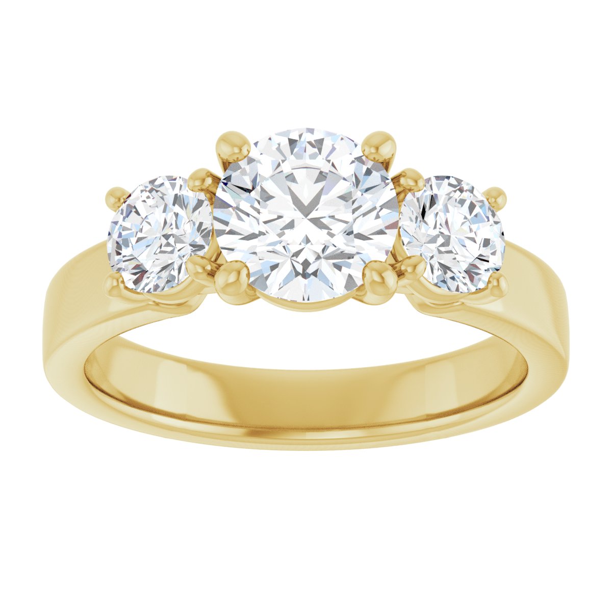 Three-Stone Engagement Ring
