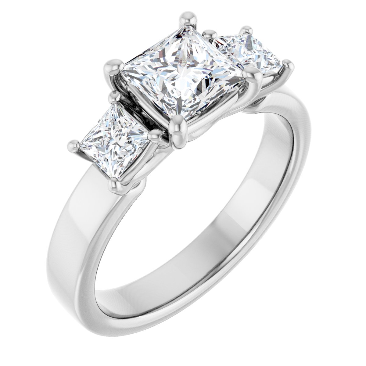 Three-Stone Engagement Ring