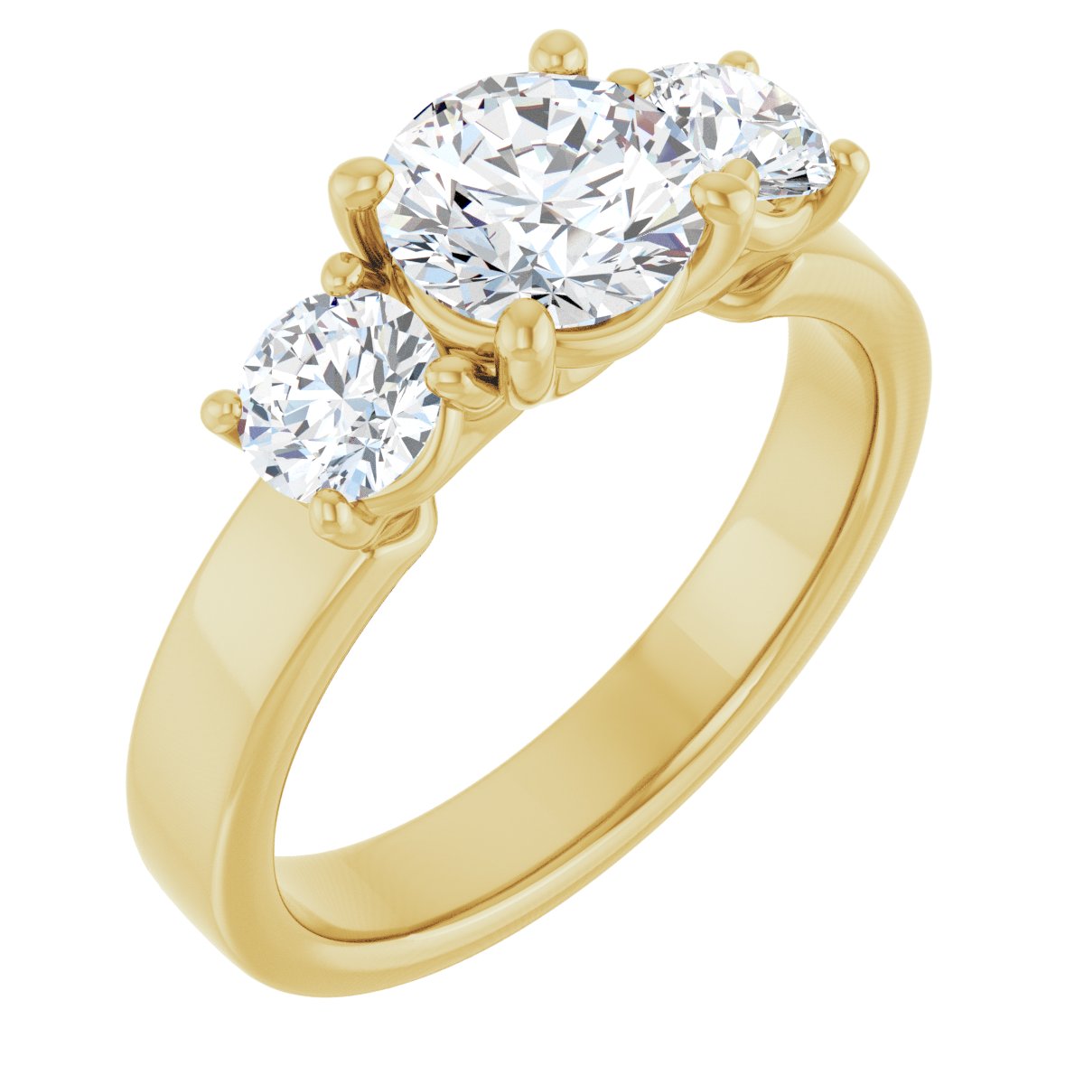 Three-Stone Engagement Ring
