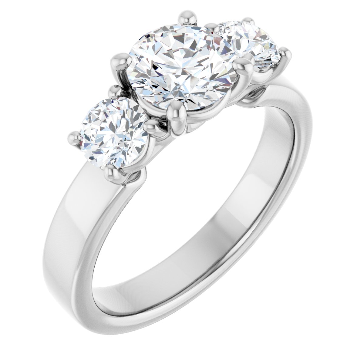 Three-Stone Engagement Ring