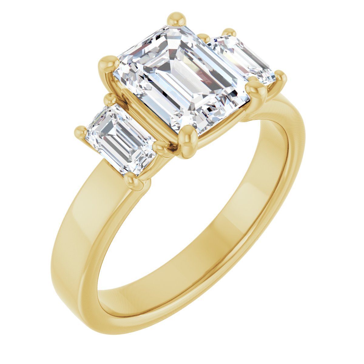 Three-Stone Engagement Ring