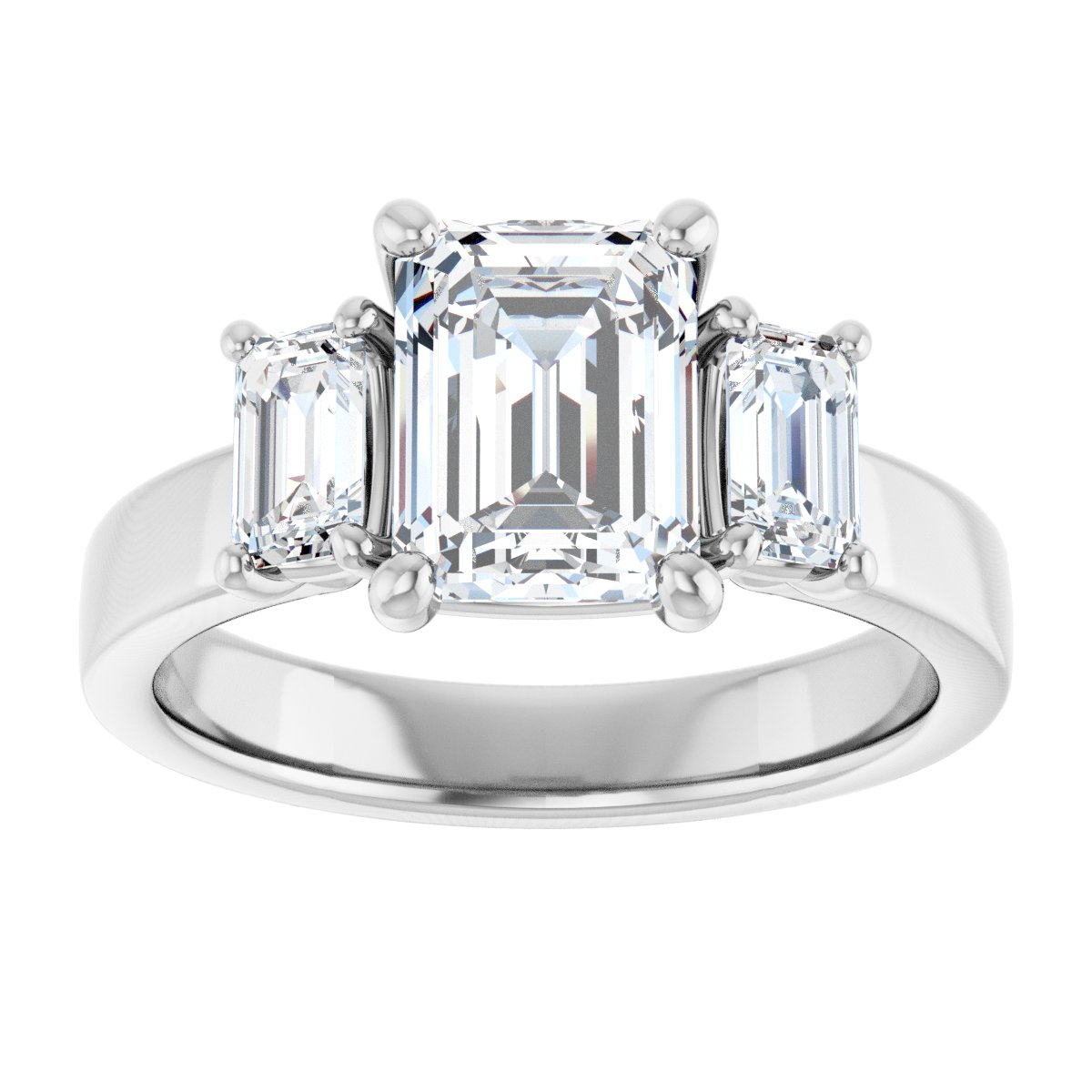 Three-Stone Engagement Ring