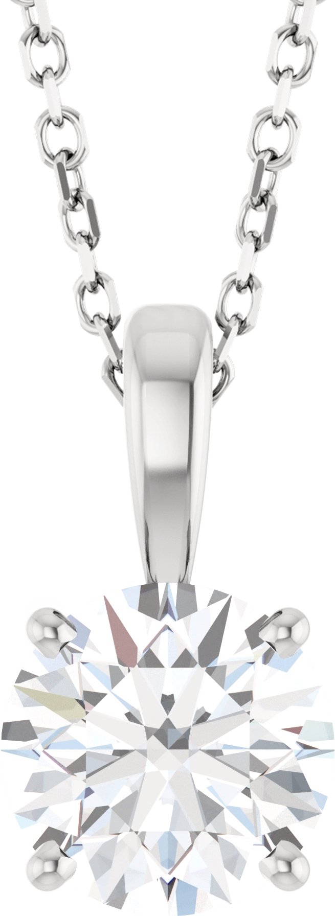 Solitaire Lab-Grown Diamond Pendant