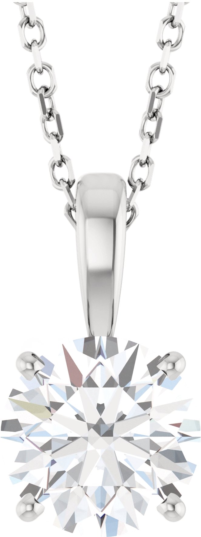 Solitaire Lab-Grown Diamond Pendant