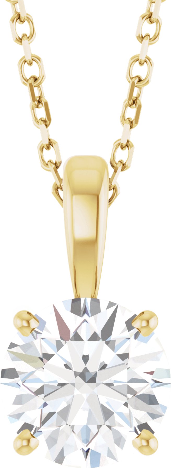 Solitaire Lab-Grown Diamond Pendant