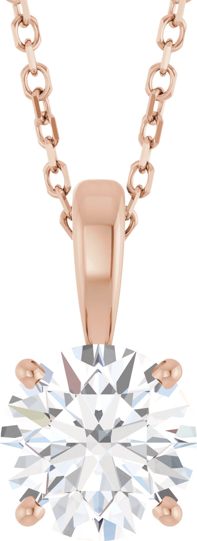 Solitaire Lab-Grown Diamond Pendant