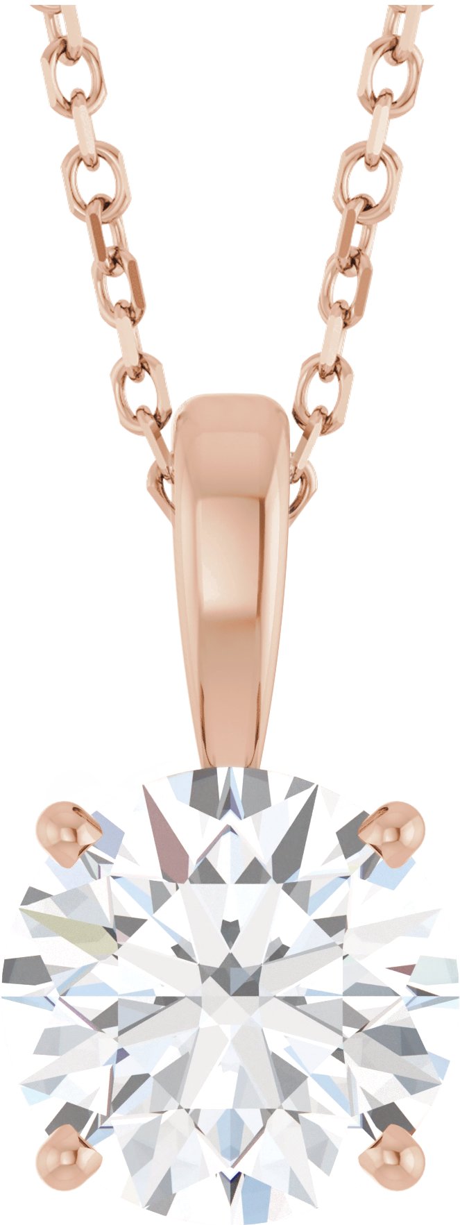 Solitaire Lab-Grown Diamond Pendant