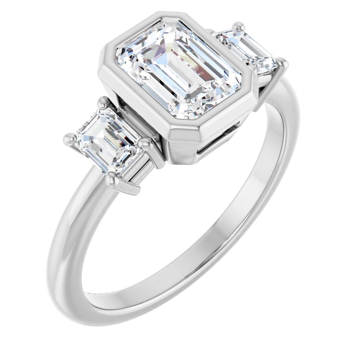 Three-Stone Engagement Ring