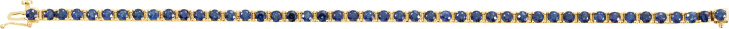 Blue Sapphire Tennis Bracelet