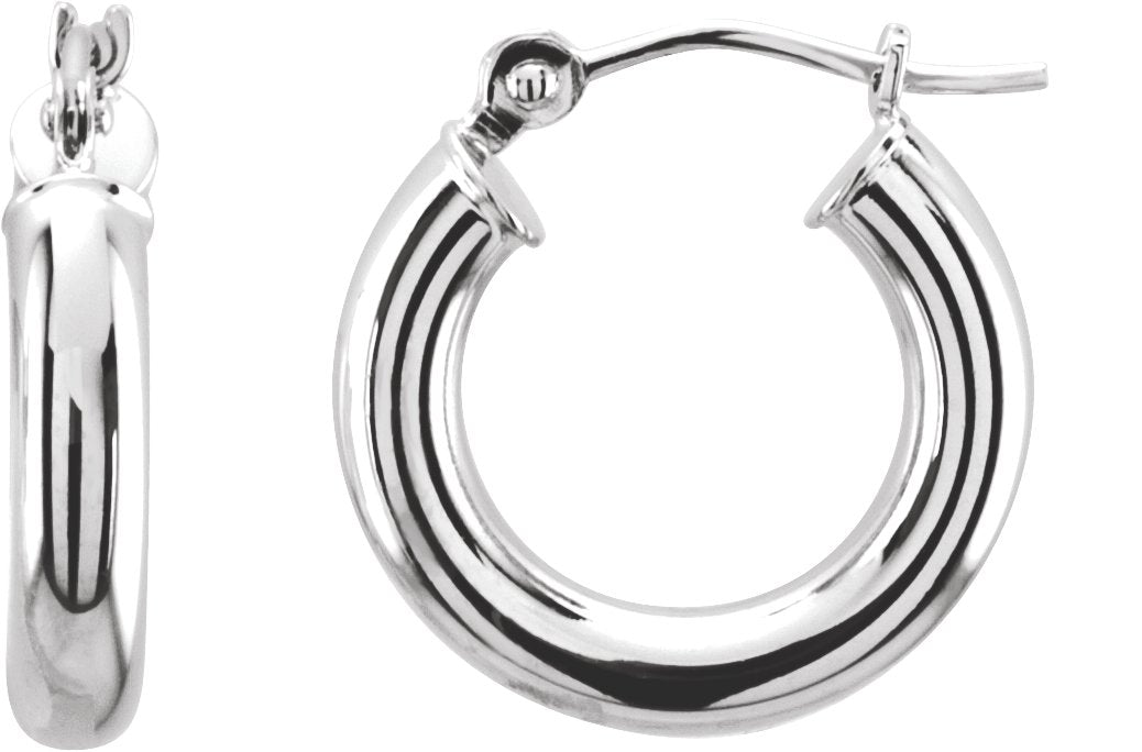 Tube Hoop Earrings