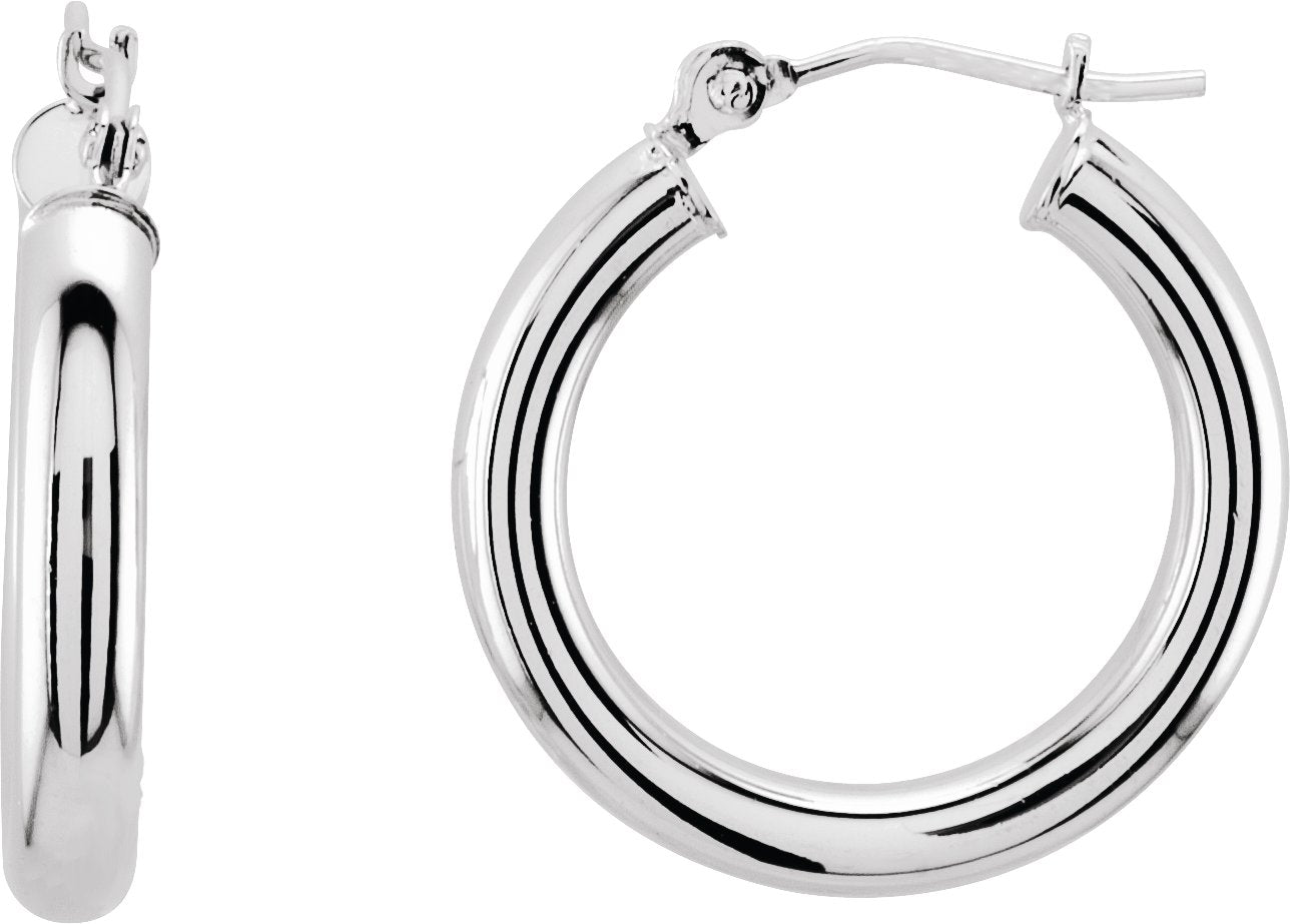 Tube Hoop Earrings