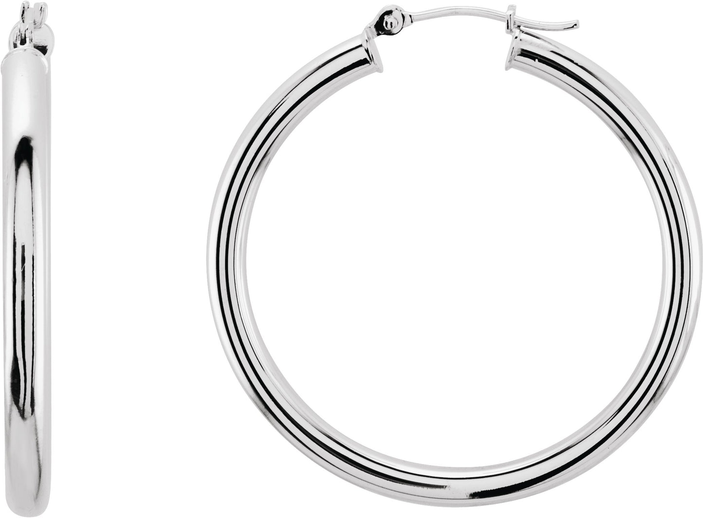 Tube Hoop Earrings