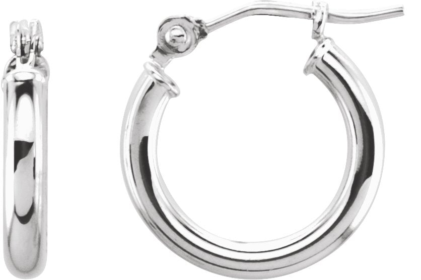 Tube Hoop Earrings