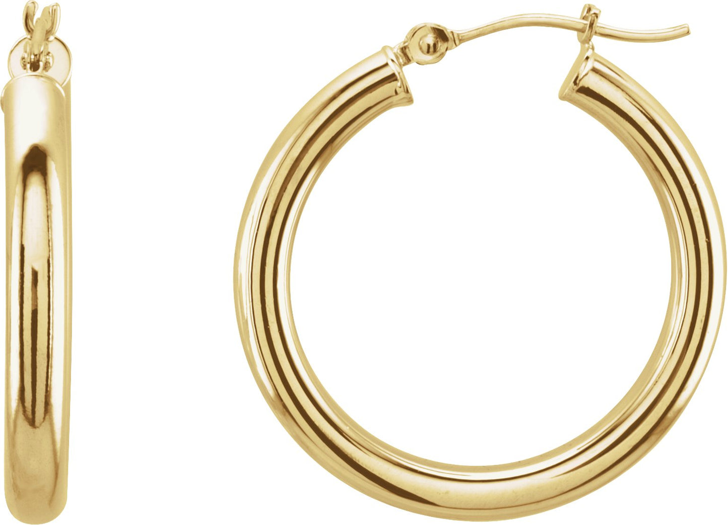 Tube Hoop Earrings