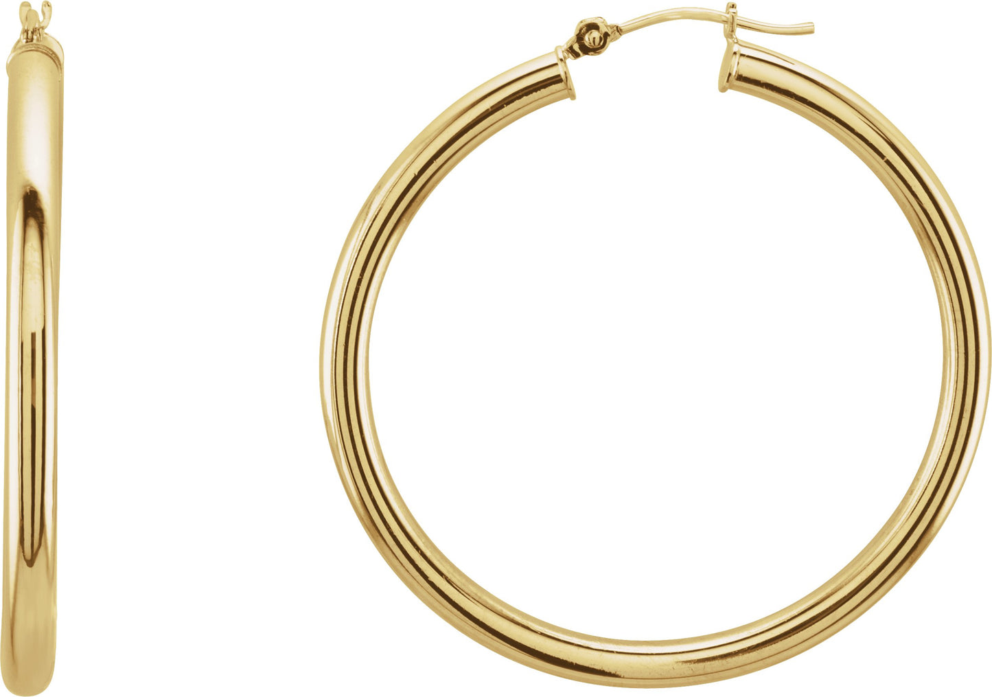 Tube Hoop Earrings