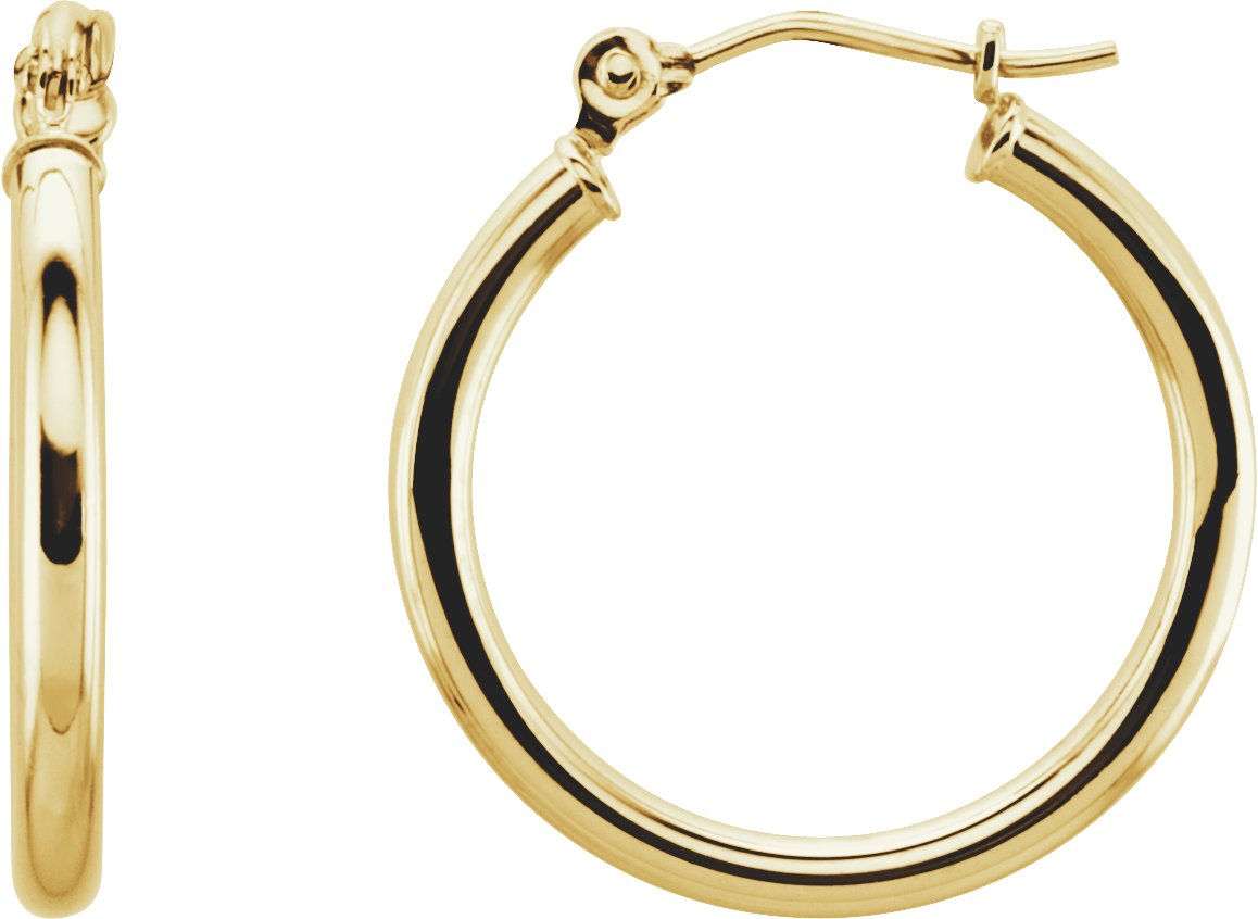 Tube Hoop Earrings