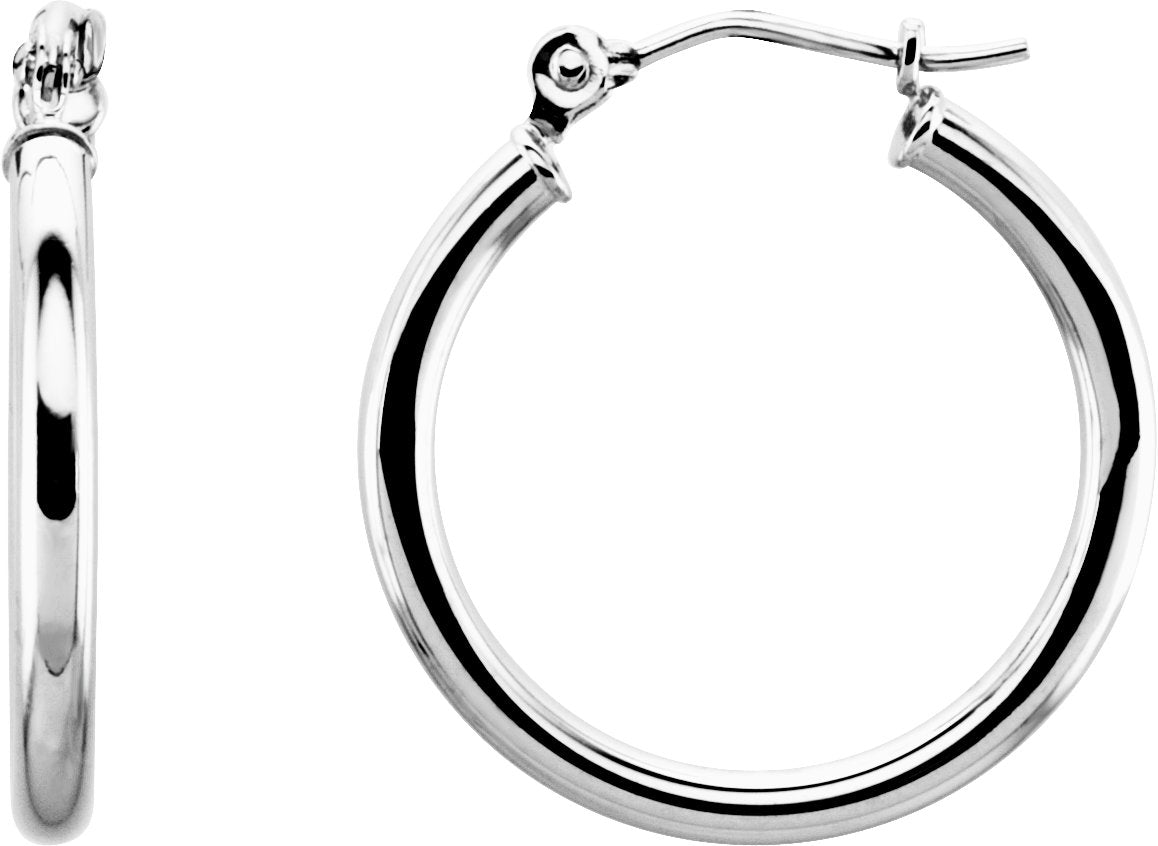 Tube Hoop Earrings