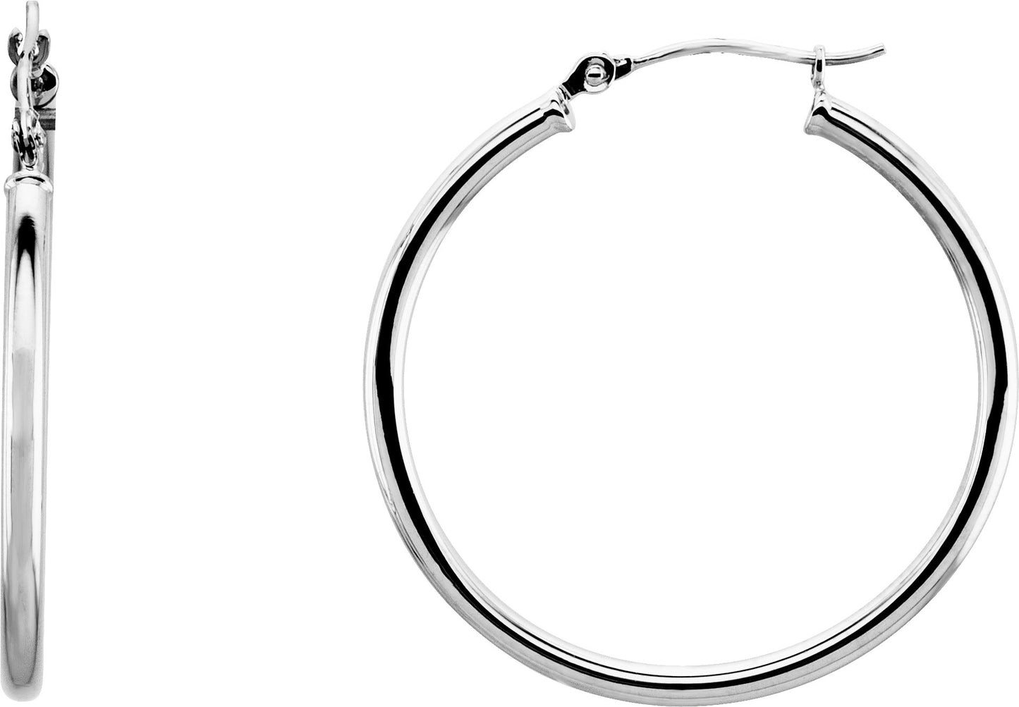 Tube Hoop Earrings