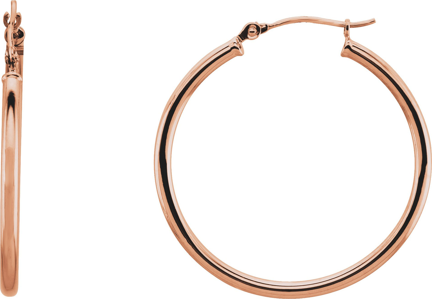 Tube Hoop Earrings