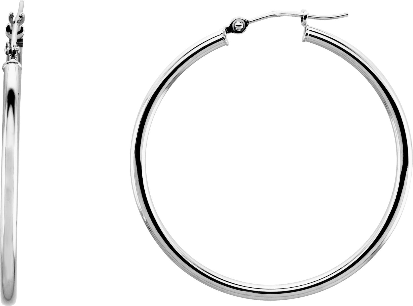 Tube Hoop Earrings