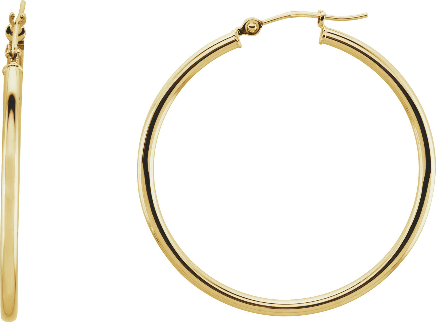 Tube Hoop Earrings