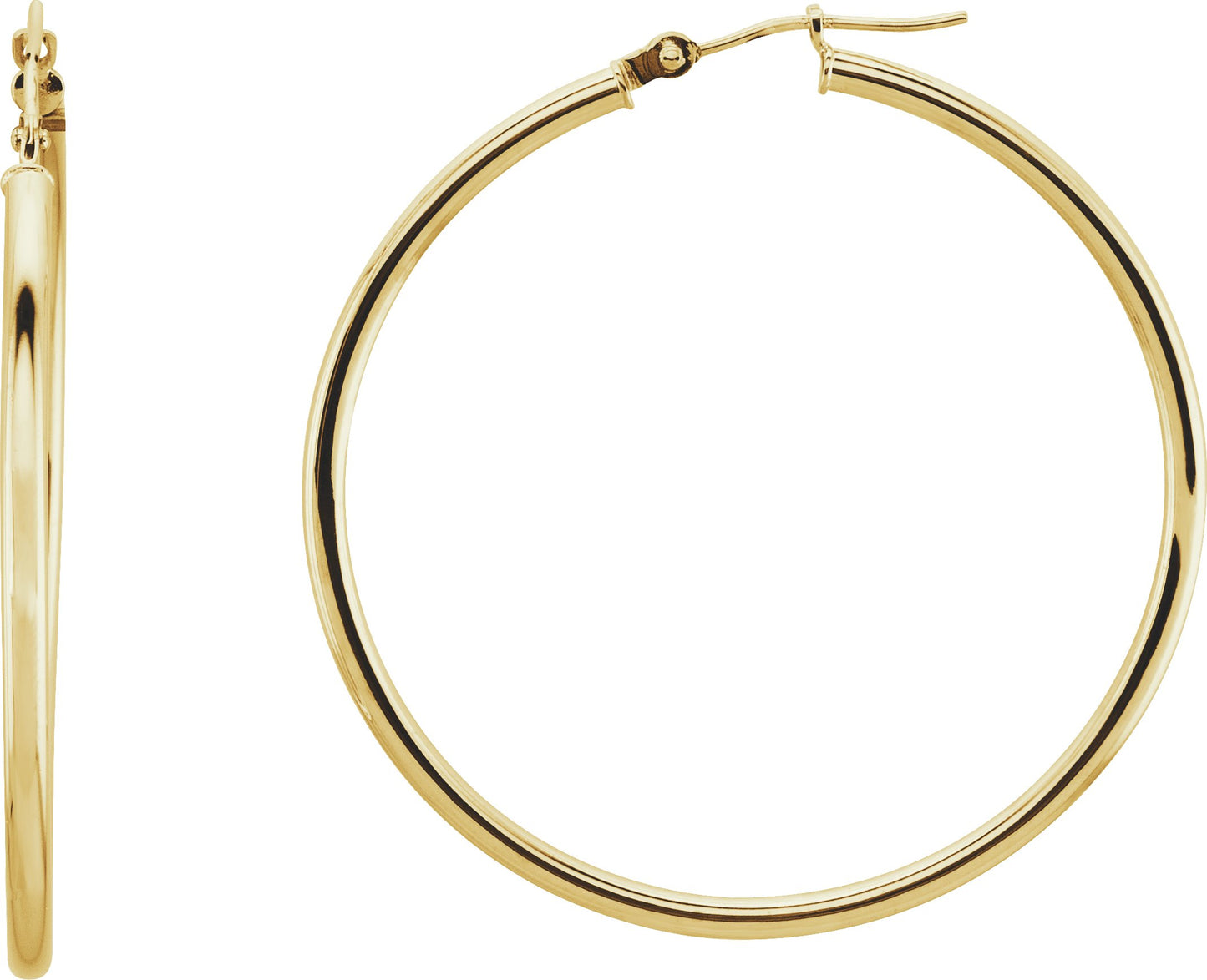 Tube Hoop Earrings