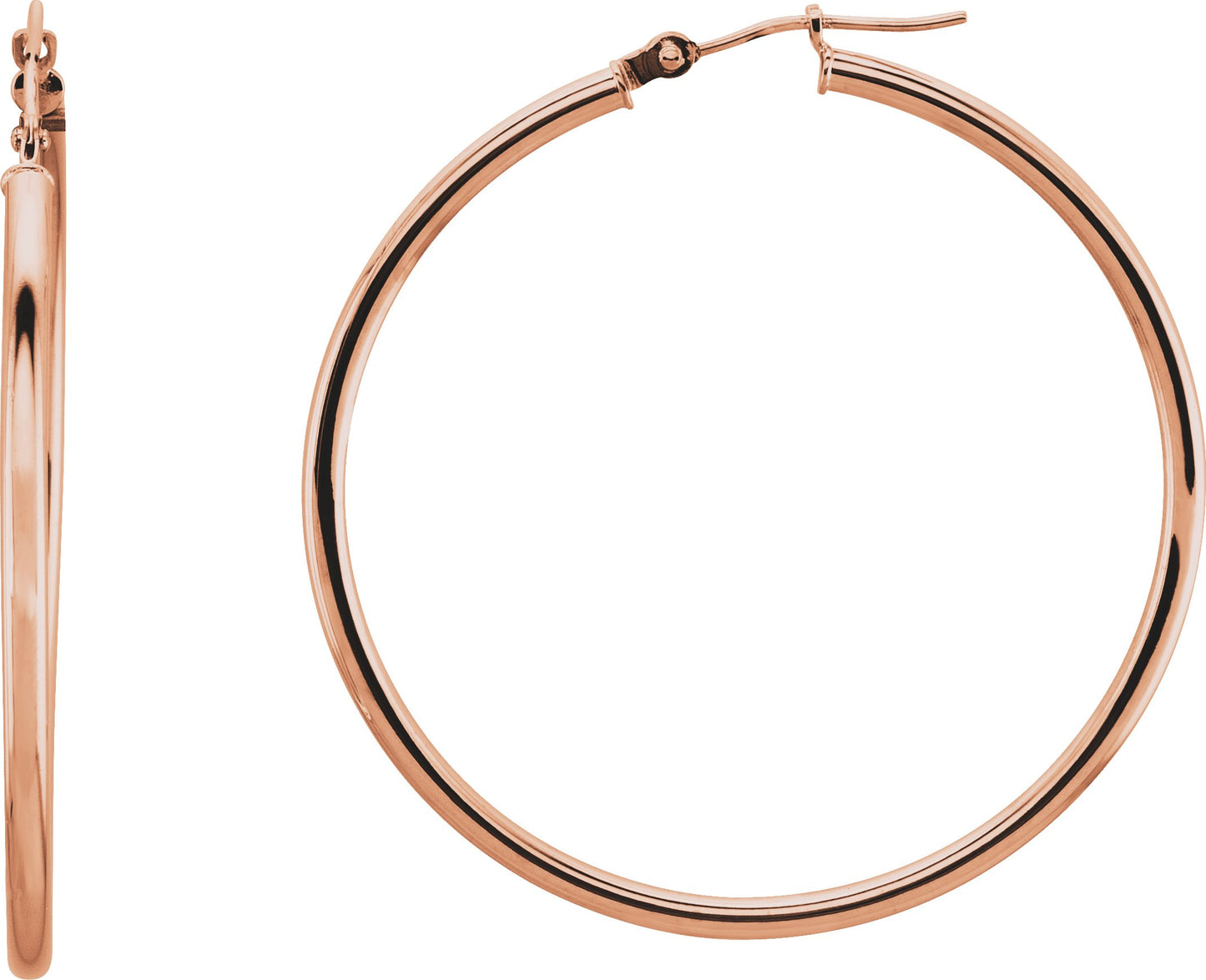 Tube Hoop Earrings