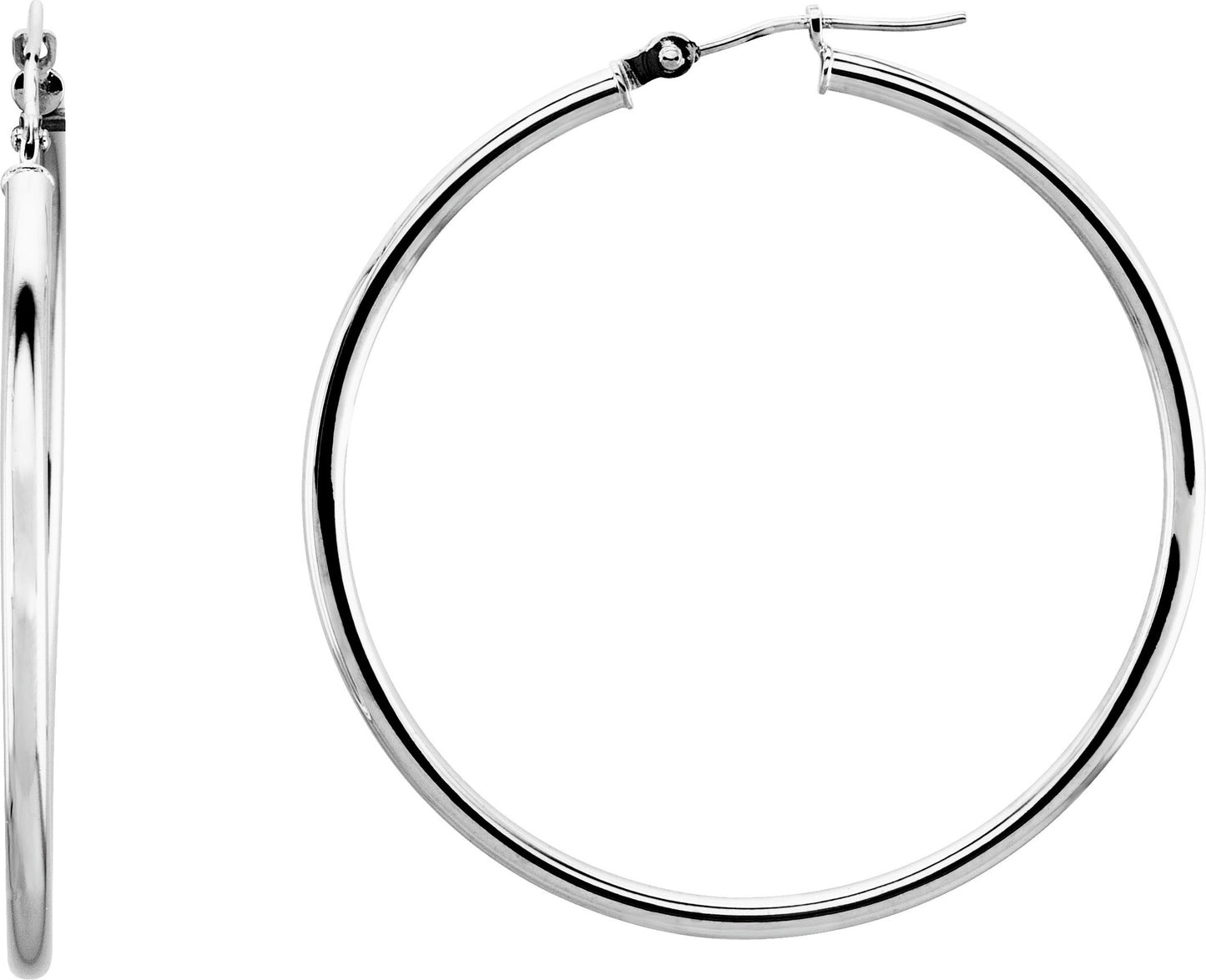 Tube Hoop Earrings